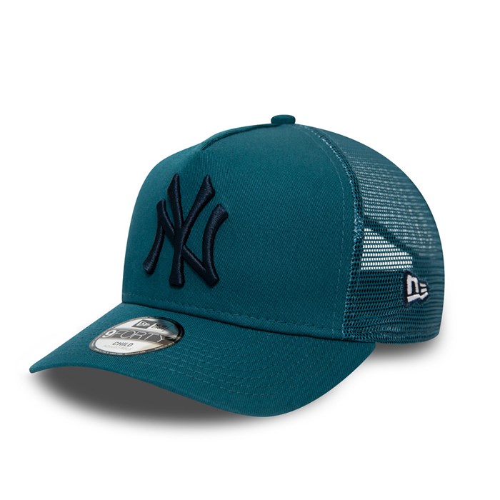 New York Yankees League Essential Lapset 9FORTY Trucker Lippis Sininen - New Era Lippikset Halpa hinta FI-723405